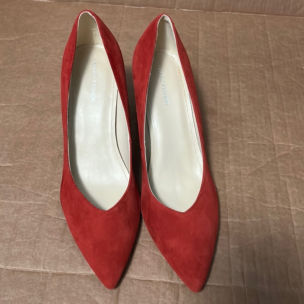 Marc Fisher Red  toes pointed Shoes